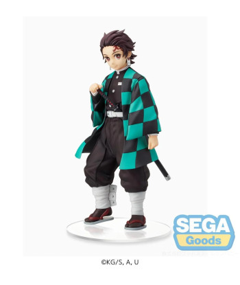 Figura SEGA Goods Tanjiro Kamado - Demon Slayer - El Espadachín de la Voluntad Inquebrantable 20cm