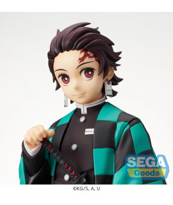 Figura SEGA Goods Tanjiro Kamado - Demon Slayer - El Espadachín de la Voluntad Inquebrantable 20cm