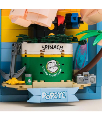 SET DE CONSTRUCCIÓN POPEYE 3D RETRATO 21 CM