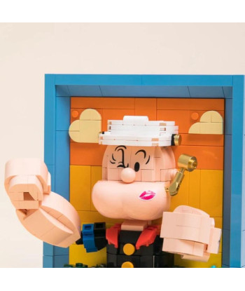 SET DE CONSTRUCCIÓN POPEYE 3D RETRATO 21 CM