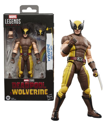 Figura Hasbro Marvel Legends Wolverine Brown Suit - Deadpool & Wolverine - Las Garras de Adamantium 15cm