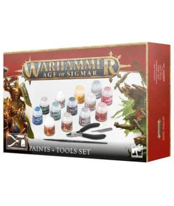 Warhammer Age Of Sigmar: Pinturas + Set De Herramientas