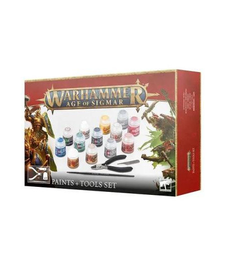 Warhammer Age Of Sigmar: Pinturas + Set De Herramientas