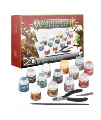 Warhammer Age Of Sigmar: Pinturas + Set De Herramientas