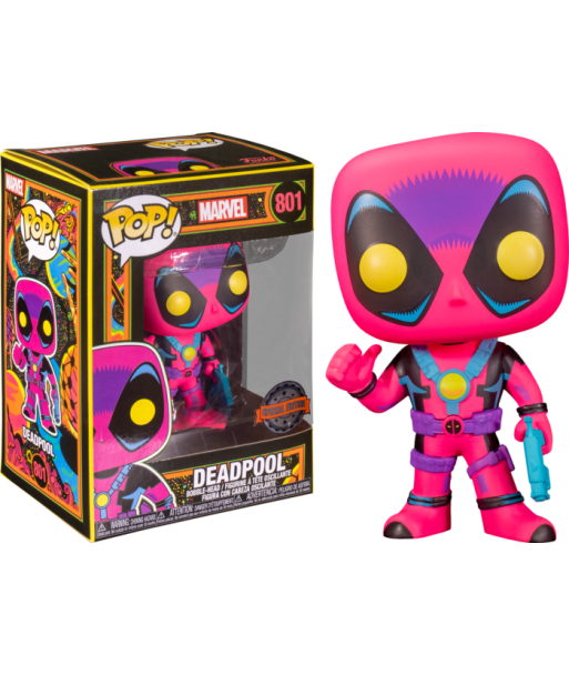 Funko POP! DEADPOOL BLACKLIGHT (801) - MARVEL