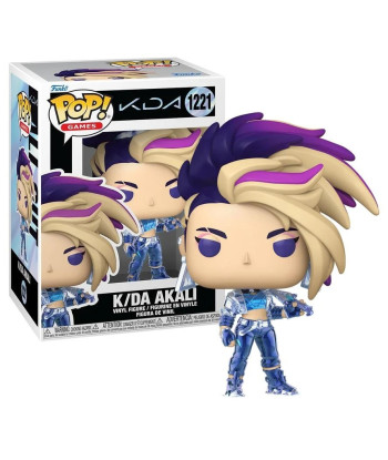 Figura Funko Pop K/DA Akali 1221 - League of Legends - El Ritmo Más Deslumbrante del Escenario