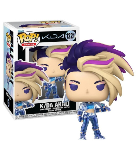Figura Funko Pop K/DA Akali 1221 - League of Legends - El Ritmo Más Deslumbrante del Escenario