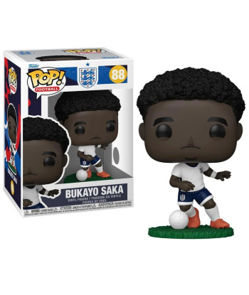 Figura Funko Pop Bukayo Saka 88 - Selección de Inglaterra - El Talento de los Tres Leones