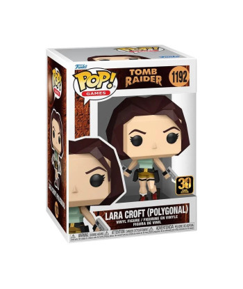Figura Funko Pop Lara Croft Polygonal 1192 - Tomb Raider - Homenaje Retro a la Leyenda
