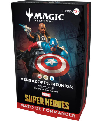 Mazo de Commander Marvel Super Heroes: Vengadores, ¡reuníos! - Magic The Gathering (Español)