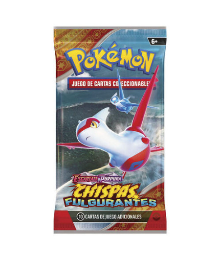 Pokemon TCG - SOBRE Pokemon Chispas Fulgurantes - Español