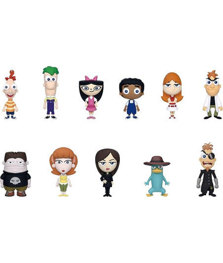 LLAVEROS SORPRESA - PHINEAS Y FERB (Series 1) (1 UNIDAD)