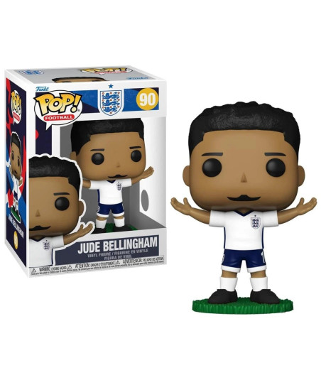 Figura Funko Pop Jude Bellingham 90 - Selección de Inglaterra - La Celebración del Centrocampista Estrella