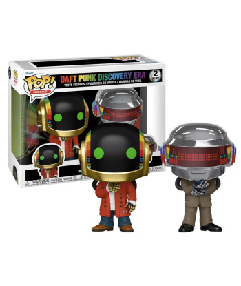 Figura Funko Pop Pack 2 Daft Punk Discovery Era - El Dúo Electrónico Legendario