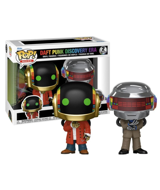 Figura Funko Pop Pack 2 Daft Punk Discovery Era - El Dúo Electrónico Legendario