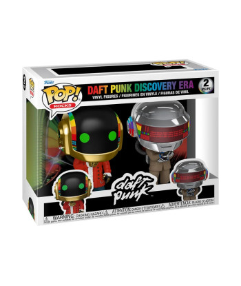 Figura Funko Pop Pack 2 Daft Punk Discovery Era - El Dúo Electrónico Legendario