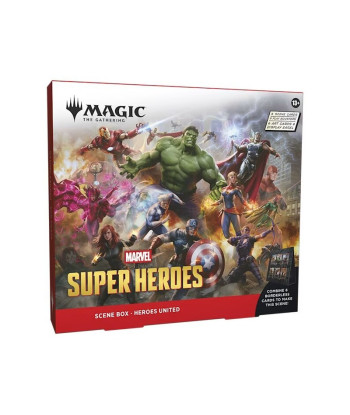Scene Box Marvel Super Heroes: Heroes United - Magic The Gathering (Inglés)