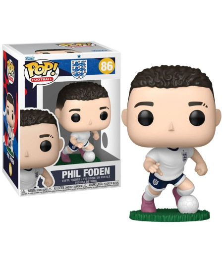 Figura Funko Pop Phil Foden 86 - Selección de Inglaterra - La Magia del Mediocampo