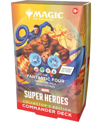 Mazo de Commander Marvel Super Heroes: The Fantastic Four Collector's Edition - Magic The Gathering (Inglés)