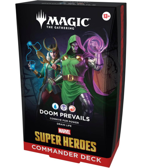 Mazo de Commander Marvel Super Heroes: Doom Prevails - Magic The Gathering (Inglés)