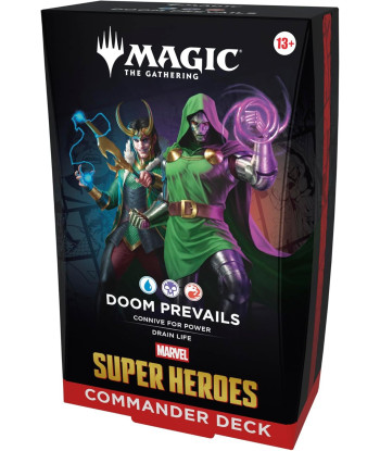 Mazo de Commander Marvel Super Heroes: Doom Prevails - Magic The Gathering (Inglés)