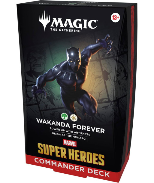 Mazo de Commander Marvel Super Heroes: Wakanda Forever - Magic The Gathering (Inglés)