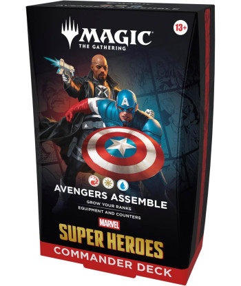 Mazo de Commander Marvel Super Heroes: Avengers Assemble - Magic The Gathering (Inglés)