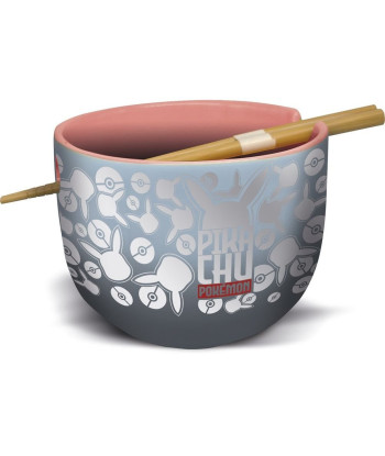 Cuenco Ramen con palillos en caja - Pokémon Metal Meltdown