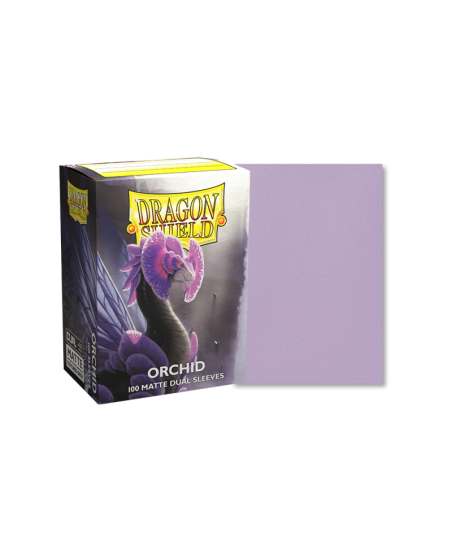 Fundas Standard Dual Matte Orchid Emme Morado (100) - Dragon Shield