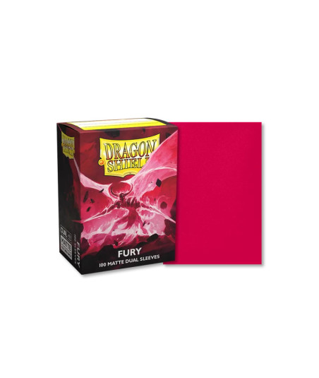 Fundas Fury 'Alaric, Crimson King' Rosa (100) - Dragon Shield