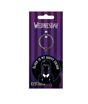 Llavero Negro My Happy Colour Wednesday
