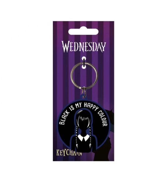 Llavero Negro My Happy Colour Wednesday
