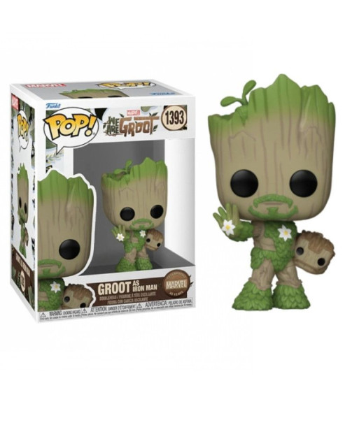 Funko POP! GROOT AS IRON MAN  (1393) - MARVEL