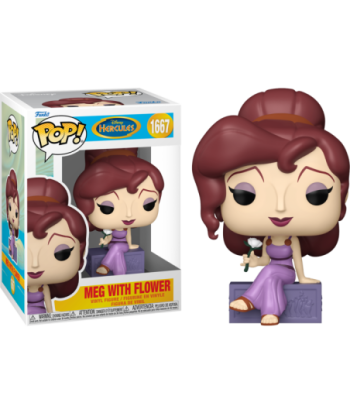 Figura Funko Pop Megara con la Flor 1667 - Hércules - El Encanto del Olimpo