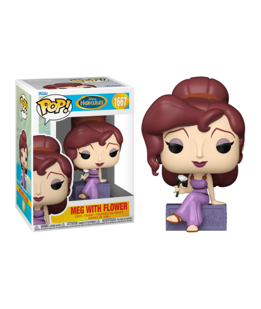 Figura Funko Pop Megara con la Flor 1667 - Hércules - El Encanto del Olimpo