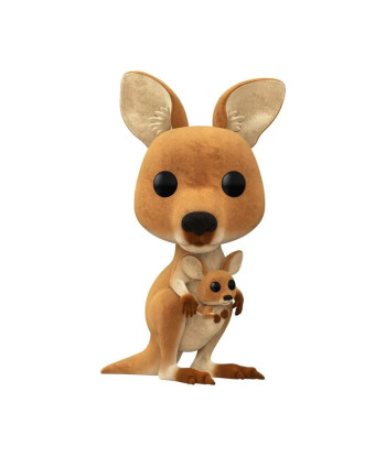 Figura Funko Pop Canguro (Flocked) 112 - Australian Animals - El Encanto de la Naturaleza Salvaje