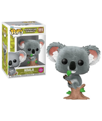 Figura Funko Pop Koala (Flocked) 111 - Australian Animals - La Ternura del Eucalipto