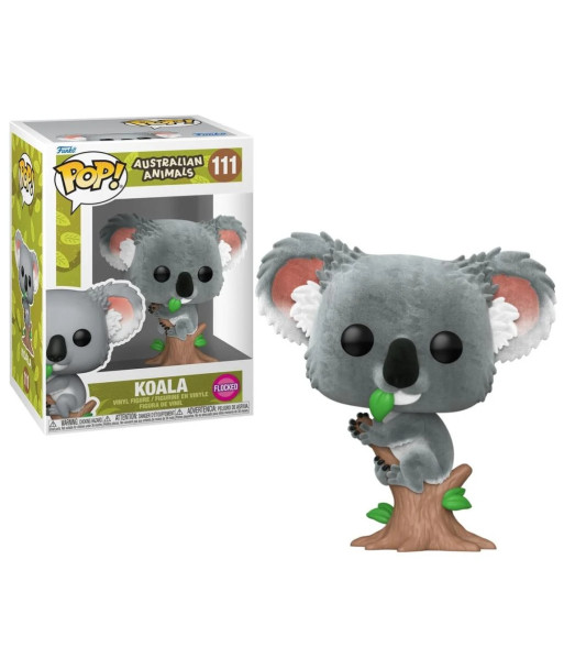 Figura Funko Pop Koala (Flocked) 111 - Australian Animals - La Ternura del Eucalipto