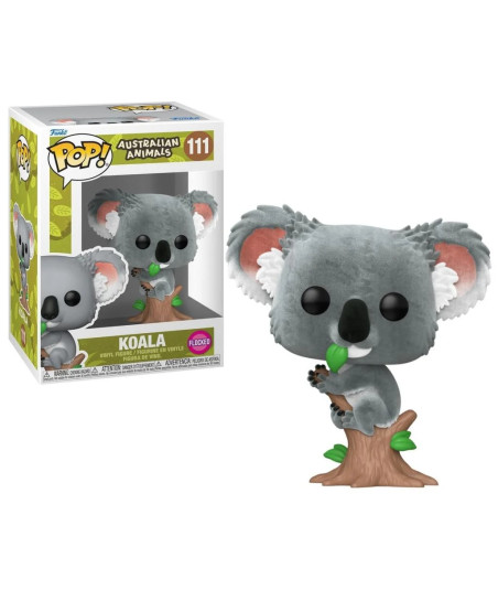 Figura Funko Pop Koala (Flocked) 111 - Australian Animals - La Ternura del Eucalipto