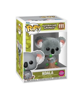 Figura Funko Pop Koala (Flocked) 111 - Australian Animals - La Ternura del Eucalipto