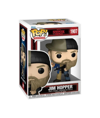 Figura Funko Pop Jim Hopper Split 1907 - Stranger Things - La Evolución del Jefe de Policía