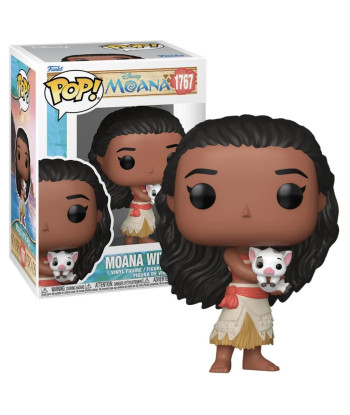 Figura Funko Pop Moana con Pua 1767 - Disney - Aventuras en el Océano