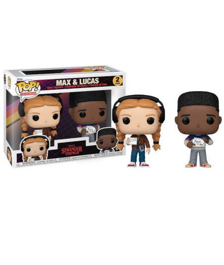 Funko POP! MAX Y LUCAS (2PACK) - STRANGER THINGS