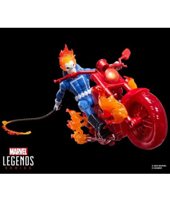 Figura Hasbro Marvel Legends Ghost Rider con Moto - El Espíritu de la Venganza 15cm