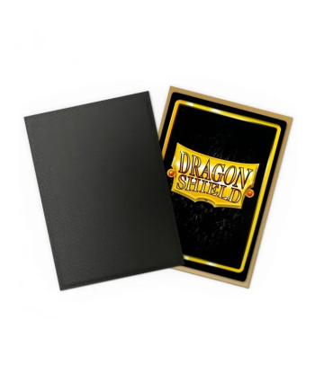 Fundas Standard Matte Black & Gold (100) - Dragon Shield