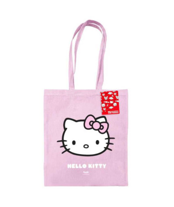 BOLSA TELA HELLO KITTY ROSA PASTEL