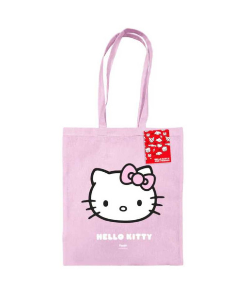 BOLSA TELA HELLO KITTY ROSA PASTEL