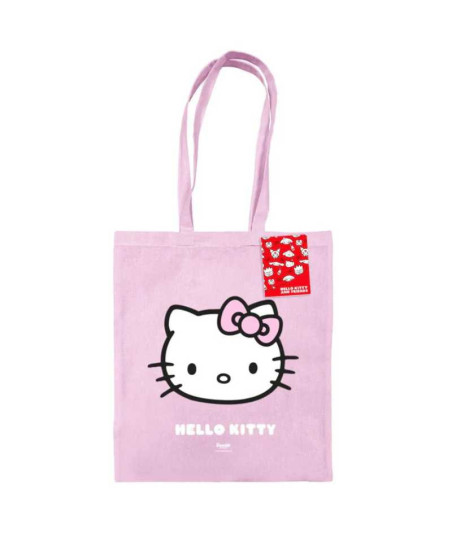 BOLSA TELA HELLO KITTY ROSA PASTEL