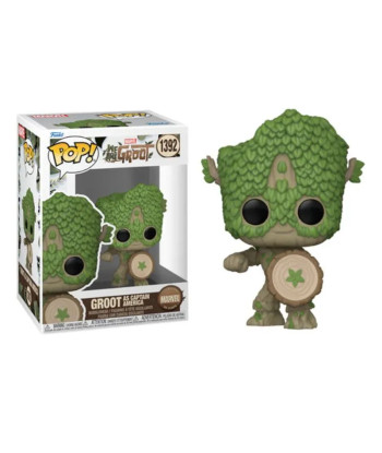 Funko POP! GROOT AS CAPTAIN AMERICA (1392) - MARVEL