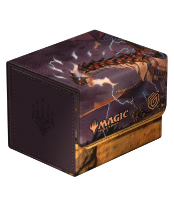 Caja para mazo Sidewinder 100+ Xenoskin Magic: The Gathering "Tarkir: Dragonstorm" Ghostfire - Neriv, Heart of the Storm